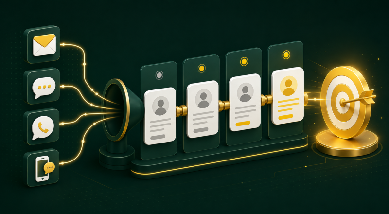 One Lead Pipeline for Email, SMS and WhatsApp: Follow Up Without Losing Prospects